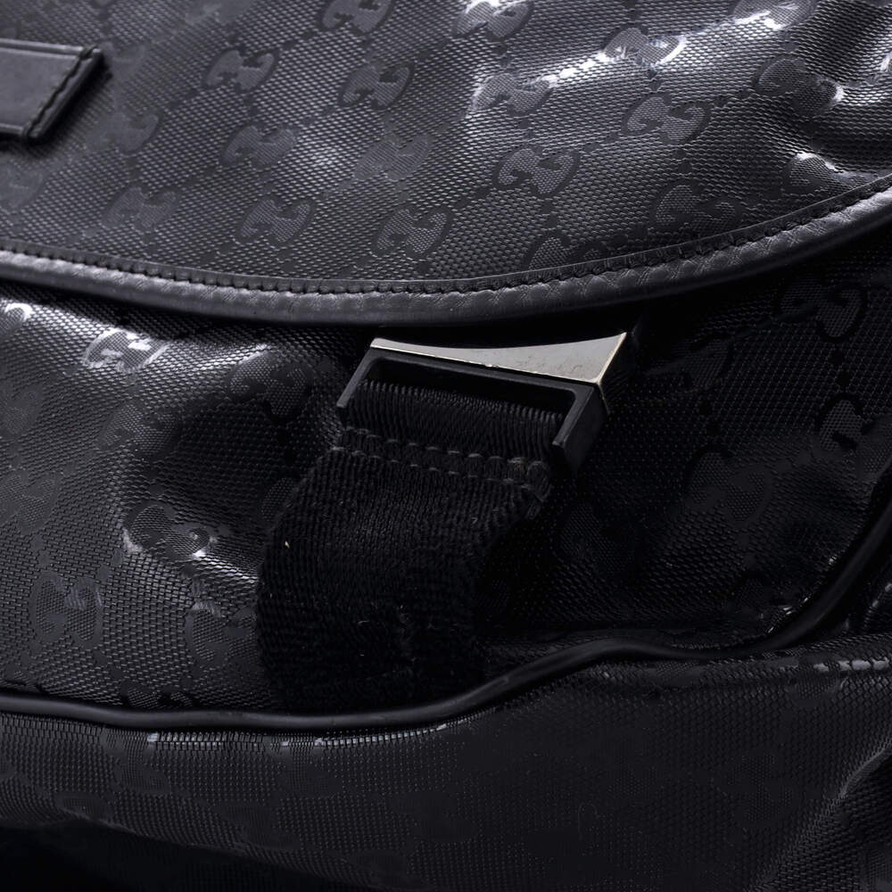 Gucci Double Buckle Messenger Bag Gg #226304G59B - Picture 6 of 8